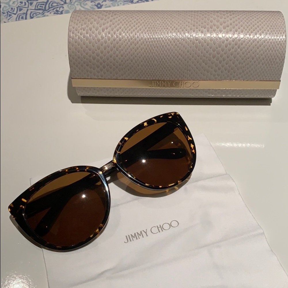 Jimmy Choo Tortoiseshell Sunglasses